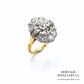 Antique Old Cut Diamond Cluster Ring