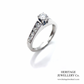 Diamond Solitaire with Diamond Shoulders