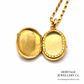 Antique French Gold, Garnet and Enamel Locket (18ct gold)