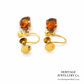 Vintage Citrine Drop Earrings