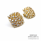 Morelli Large Confetti Cushion Stud Diamond Earrings