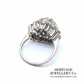 Art Deco Diamond Cluster Ring