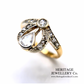 Art Nouveau Rose Diamond Ring