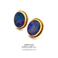 Vintage Black Opal Stud Earrings