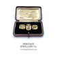 Antique Gold and 3-stone Citrine Brooch
