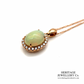 Opal and Diamond Pendant Necklace (18ct gold)