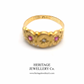 Edwardian Ruby and Diamond Ring (18ct gold; c. 1900-1910)