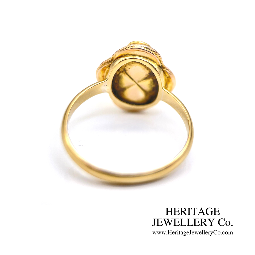 Victorian Garnet Quatrefoil Ring