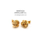 Vintage 9ct Gold Knot Earrings