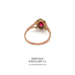 Antique Tourmaline and Seed Pearl Ring (c. 1919)