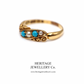 Victorian Turquoise & Pearl Ring (c.1898)