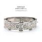 Antique Victorian Silver Bangle Bracelet (c. 1880) by Robert James Dick