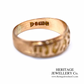 Antique Gold Mizpah Ring