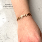 Antique Rose Gold Bracelet with Fancy Links