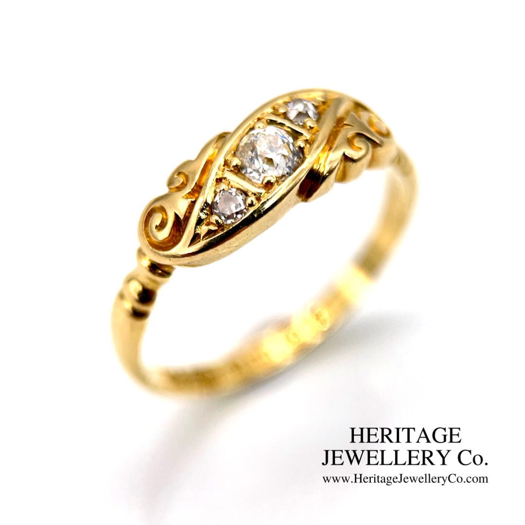 Victorian Diamond Gypsy Ring (c.1899)
