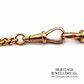 Antique Albert Chain with Fob and T-Bar