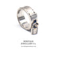 Hermes “H” Diamond Padlock Ring (18ct White Gold)