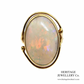 Vintage White Opal Ring (18ct gold)