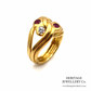 Chaumet Ruby and Diamond Ring (18ct gold)