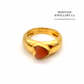 Van Cleef & Arpels Coral Heart Ring