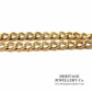 Vintage Double Row Curb Bracelet