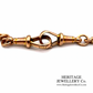 Antique Albert Chain with Fob and T-Bar
