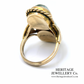 Edwardian Double Cabochon Emerald Ring