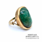 Antique Cabochon Emerald Ring