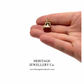 Gold Carnelian Orb Fob Seal Pendant