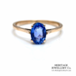 Vintage Sapphire Single Stone Ring