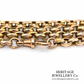 Antique Gold Faceted Link Chain (9ct Gold)