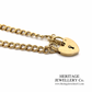 Vintage Double Row Curb Bracelet