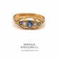 Antique Gold, Sapphire and Diamond 5-stone Ring (c.1912)