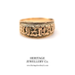 Victorian Gold Mizpah Ring (c. 1885)