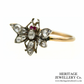 Georgian Diamond Butterfly Ring