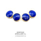 Vintage Gold and Lapis Lazuli Cufflinks with Antique Box (9ct gold)