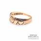 Antique Heart Engraved Band