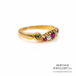 Antique Ruby & Diamond 5-Stone Ring (18ct gold)