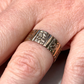 Mid-Victorian Wide Engraved Band