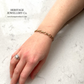 Antique Rose Gold Bracelet with Fancy Links