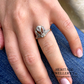 Art Nouveau Rose Diamond Ring
