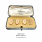 Victorian Nautical Cufflinks with Antique Box (15ct gold)