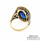 Art Deco Sapphire and Diamond Ring
