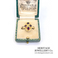 Victorian Garnet Quatrefoil Ring