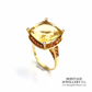 Mauboussin Citrine, Diamond and Sapphire Ring