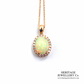 Opal and Diamond Pendant Necklace (18ct gold)