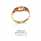 Edwardian Ruby and Diamond Ring