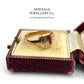 Antique Rose Gold Square Signet Ring (c. 1915)