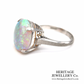 Fine Opal and Platinum Ring