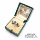 Antique Sapphire and Diamond 5-Stone Ring
